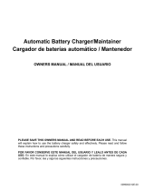 Schumacher Electric FR01536 Automatic Battery Charger/Maintainer El manual del propietario
