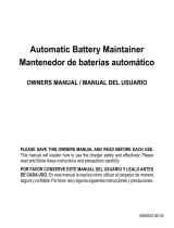 Schumacher FR01548 Automatic Battery Maintainer El manual del propietario