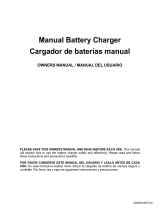 Schumacher FR01534 Manual Battery Charger El manual del propietario