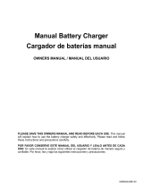 Schumacher FR01535 Manual Battery Charger El manual del propietario