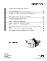 Festool TSC 55 5,2 KEBI-Plus/XL Instrucciones de operación