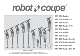 Robot Coupe MP 550 Turbo Operating Instructions Manual