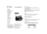 QFX R-31U Manual de usuario