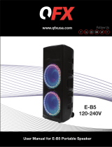 QFX E-B5 Manual de usuario
