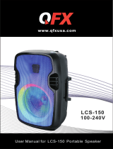 QFX LCS-150 Manual de usuario