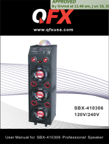 QFX SBX-410306BT Manual de usuario