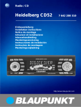 Blaupunkt HEIDELBERG CD52 El manual del propietario