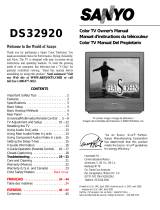 Sanyo DS32920 El manual del propietario