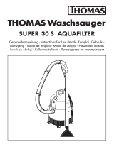 Thomas SUPER 30 S Aquafilter El manual del propietario