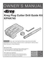 KregCustom Plug Cutter Drill Guide Kit
