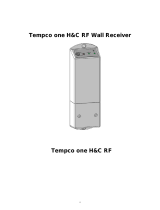 RADSON Tempco One H&C RF Manual de usuario