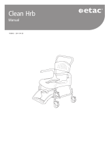 Etac Clean Height Adjustable - old version Manual de usuario