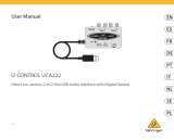 Behringer Ultra-Low Latency 2 In 2 Out USB Audio Interface Manual de usuario