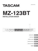 Tascam MZ-123BT Manual de usuario