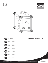 GYS GYSARC 220 FV CEL El manual del propietario