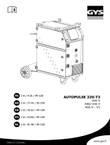 GYS AUTOPULSE 320-T3 400V - 3 TORCHES INCLUDED El manual del propietario