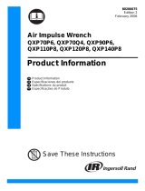 Ingersoll-Rand QXP110P8 Información del Producto