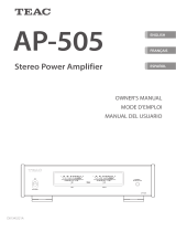 TEAC AP-505 El manual del propietario