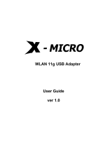 X-Micro XWL-11GUAR Manual de usuario