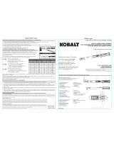 Kobalt 80719 Manual de usuario