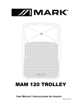 Mark MAM 120 TROLLEY Manual de usuario