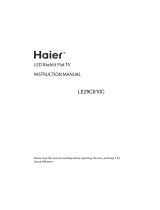 Haier LE29C810C Manual de usuario