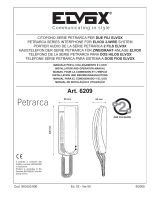 Elvox PETRARCA 6209 Instrucciones de operación