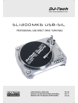DJ-Tech SL 1300 MK6 USB-SIL Manual de usuario