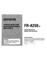 Aiwa FR-A250 Operating Instructions Manual