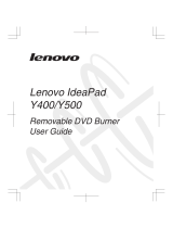 Lenovo IdeaPad Y400 Manual de usuario