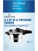 Crofton Premium 6.3 qt Manual de usuario