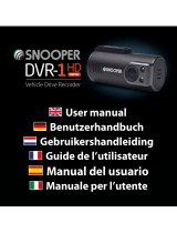 Snooper DVR-1HD Manual de usuario