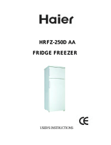 Haier hrfz 250 d Manual de usuario
