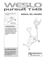 Weslo Pursuit T 169 Bike Manual de usuario