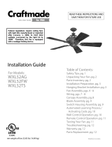 Craftmade WXL52TS Guía de instalación