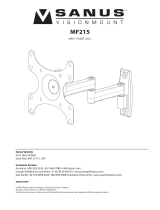 Sanus Systems VisionMount MF215 Manual de usuario