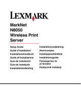 Lexmark MARKNET N8050 WIRELESS PRINT SERVER El manual del propietario
