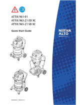 Nilfisk-ALTO ATTIX 963-21 ED XC Manual de usuario