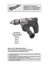 Milwaukee Magnum 0234-1 Manual de usuario