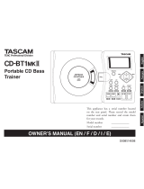 Tascam CD-BT1MKII El manual del propietario