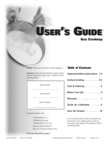 Maytag MGC4436BDW - 36 Inch Gas Cooktop Manual de usuario