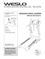 Weslo Crosswalk 5.0t Treadmill Manual de usuario