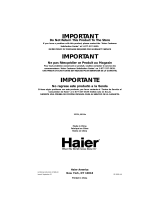 Haier HCM050PA Manual de usuario