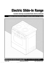 Maytag MES5875BAB - 30" Slide-In Electric Range Installation Instructions Manual