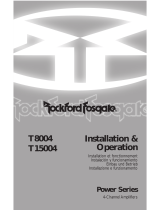 Rockford Fosgate Power Elite T8004 El manual del propietario