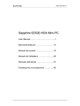 Sapphire Audio EDGE-HD4 Mini PC Manual de usuario