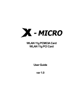 X-Micro XWL-11GCAR Manual de usuario