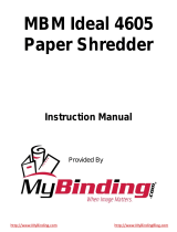 MBM IDEAL 4605-Cross/Cut Manual de usuario