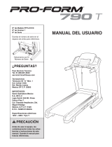 Pro-Form 790t Treadmill Manual de usuario