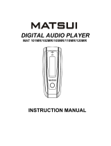 Matsui MAT 110MR Manual de usuario